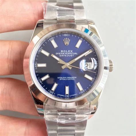 rolex 126300 vs replica